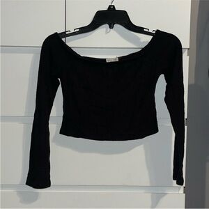 Heart & Hips Black Crop Top